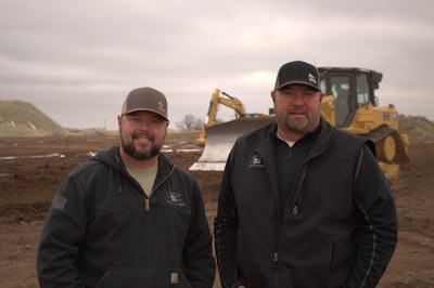 Jake and Nick McClure, owners of Alan's Excavating