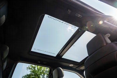 F 150 Lightning Platinum Black Glass Roof