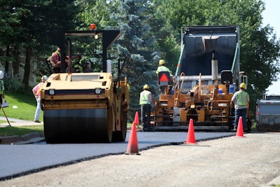 road paving project