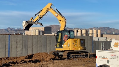 CAT excavator on a jobsite