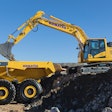 komatsu pc210e excavator