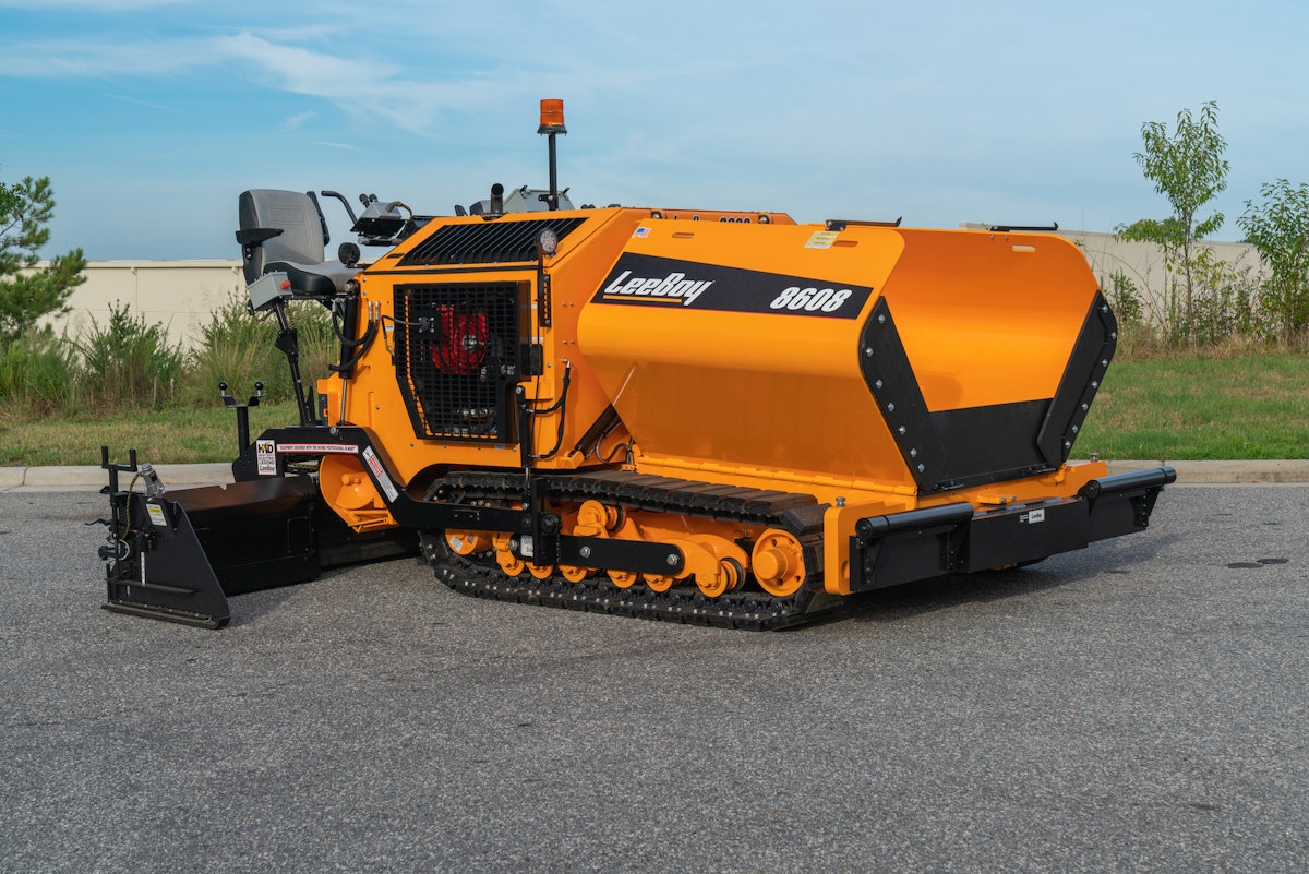 LeeBoy introduces 8608 heavy commercial paver | Equipment World
