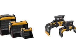 MB Crusher grapple and padding bucket attachments for excavators
