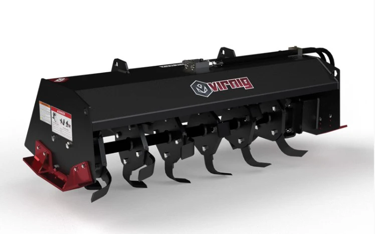 Virnig Intros V20 Mini Skid Steer Tiller Attachment | Equipment World