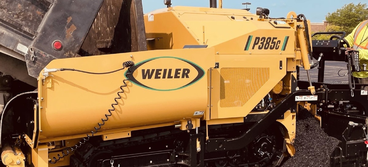 Weiler debuts P385C and P285 commercial asphalt pavers | Equipment 