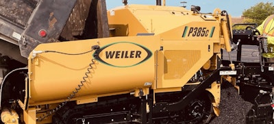 Weiler 385C asphalt paver