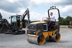 U.S. Rep. John Joyce drives DD25 electric compactor
