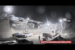 Earthcam/aeroaggregates screen shot of i-95 bridge rebuilding