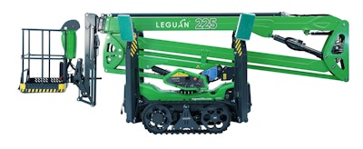 studio shot leguan 225 spider lift folded