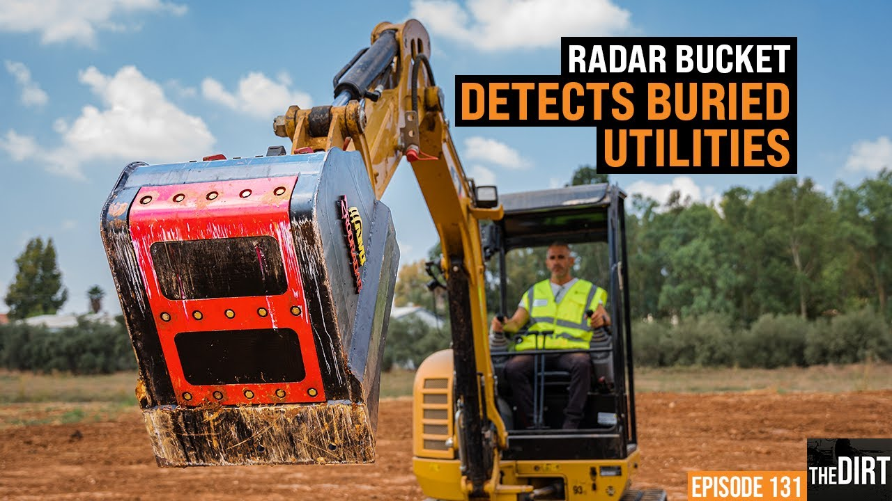 radar bucket detects buried utilities episode 131 the dirt