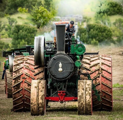 1905 150 Case replica steam tractor