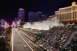rendering of future Formula 1 racetrack for Las Vegas Grand R=Prix