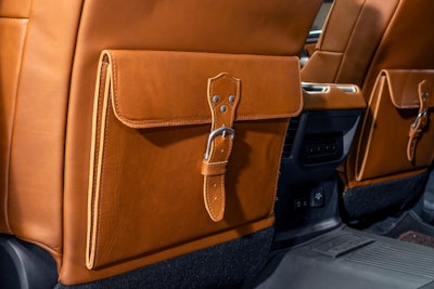 The unique premium leather and its design were developed through a collaboration with the Saddleback Leather Company.
