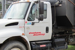 Graham Roofing Roll-Off Truck