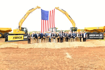 Fabick Cat Green Bay Groundbreaking