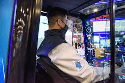 Like a cellphone or computer, the widgets and apps on the concept transparent OLED screen being developed by Bobcat and LG can be moved around or cleared with simple drag and drop functions.