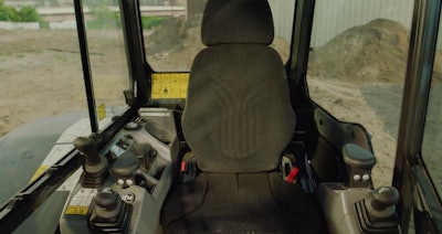 interior seat Bobcat E48 Platinum excavator