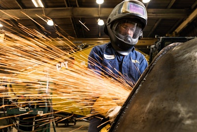 construction equipment technician welding