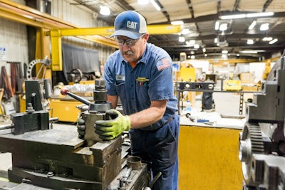 Gregory Poole Equipment technician at work