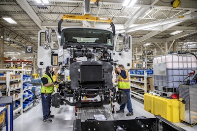 Mack MD Series production line