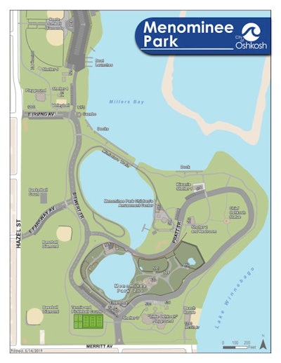 map of Menominee Park