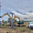 Mincon solar drills on Cat excavators