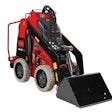 30-inch standard bucket on toro eDingo mini skid steer