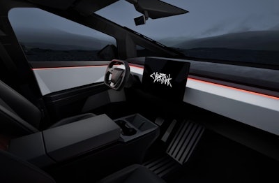 Cybertruck Front Interior