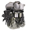 The multi-fuel hybrid engine will be based on this 7-liter Perkins 1200 Series model.