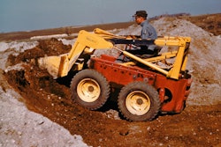 Cyril and Louis Keller designed the first compact loader in 1958. The M440 shown here, was the first model of the Keller loader with the Bobcat name, entering the market in 1962 and offering enhanced maneuverability and bucket control. The brothers were 2023 inductees to the National Inventors Hall of Fame.