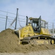 Komatsu dozer with Unicontrol machine control