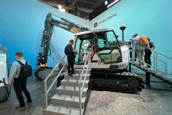 Deere 145 X-Tier electric excavator