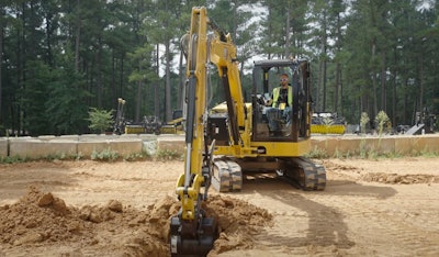 Dirt host bryan furnace testing cat 306 compact excavator