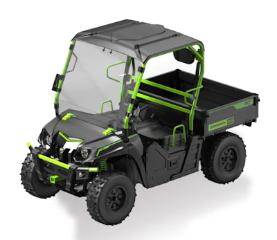 Greenworks 60-volt electric utility task vehicle.