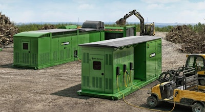 Air Burners BioCharger biomass-powered electric equipment charger