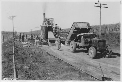 1920s photo building Old Highway 20 Iowa