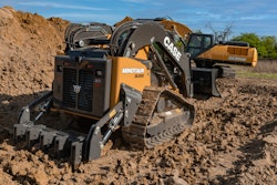 Case CE Minotaur DL550 and an excavator