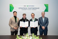 A memorandum of understanding was signed at CES 2024 between CNH and HD Hyundai for development of a joint research center in the U.S.