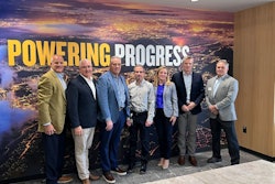 Executives from CRH meet with Caterpillar CEO Jim Umpleby and Group President Denise Johnson at the company’s headquarters in Irving, Texas.