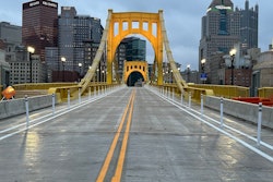 reopened Roberto Clemente Bridge Pittsburgh