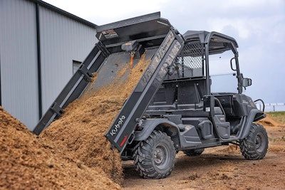 Kubota Rtvx1130 Bed Dump