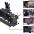 Paladin IceShark snow blower for compact track loaders and skid steers