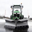 Hilltip SnowStriker VTR V-plow for compact equipment