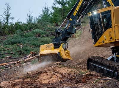 Tigercat 4161-15 Mulching Head LX830E tracked carrier