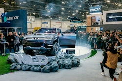 VF Wild concept electric pickup truck at CES 2024 in Las Vegas.