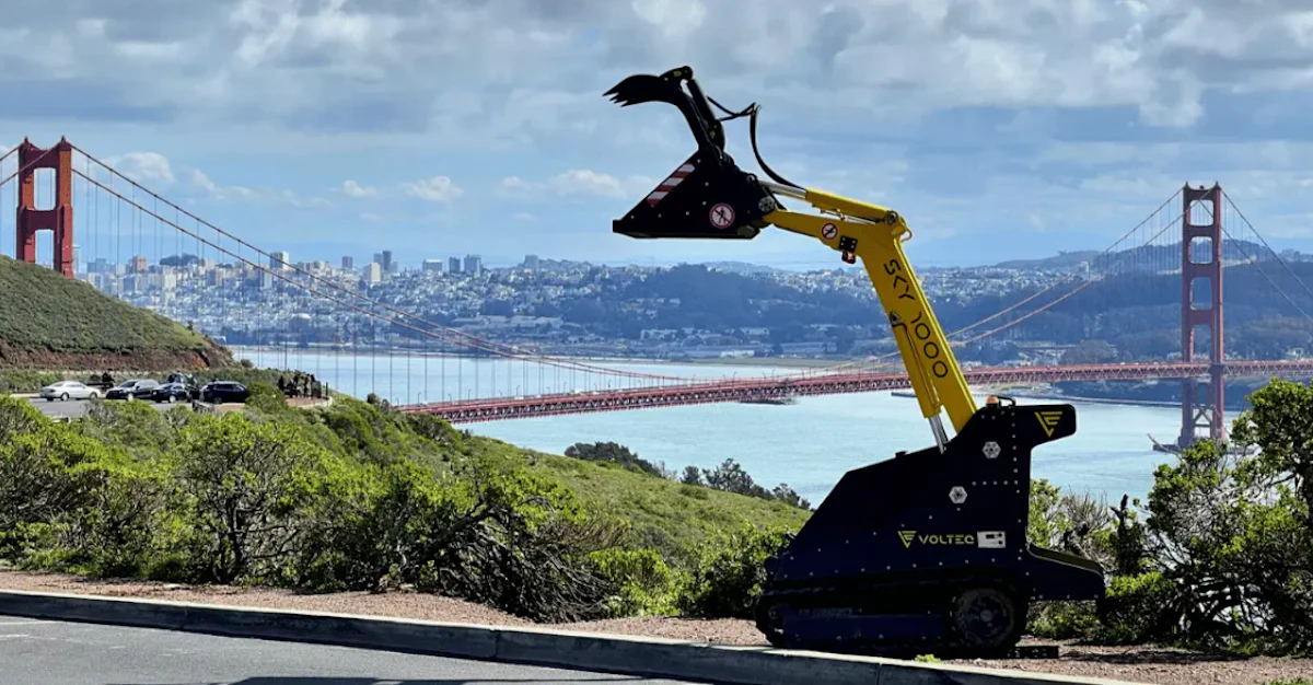 Volteq's New Sky 1000 Battery-Powered Mini Track Loader - Vimarsana News