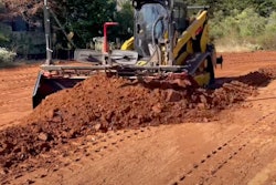 terrawise terrablade attachment on CTL pushing dirt