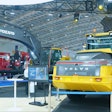 Volvo CE products displayed at the Excon trade fair in December 2023