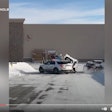 Bobcat CTL hits cop car in Lincoln, Nebraska