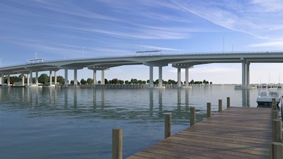 rendering future Brooks Bridge between Fort Walton and Okaloosa Florida